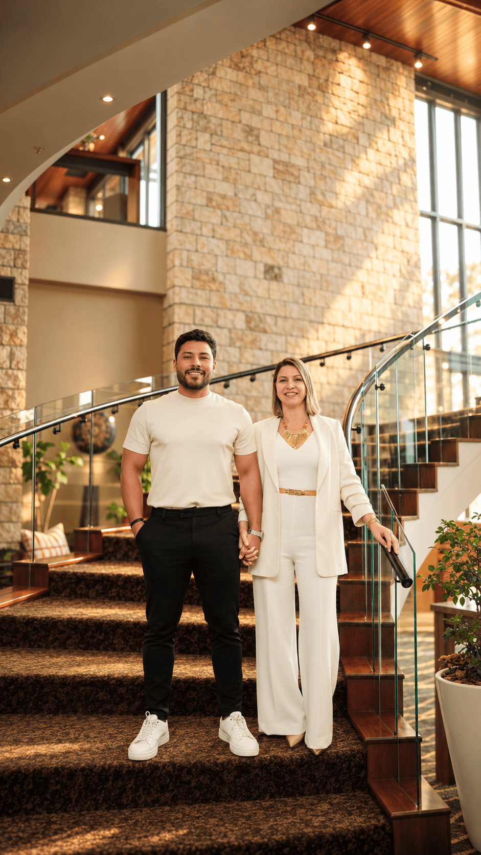 Andreia Maria Martins, advogada titular, e Adriano Rolim Martins, fisioterapeuta responsável pela avaliação funcional
